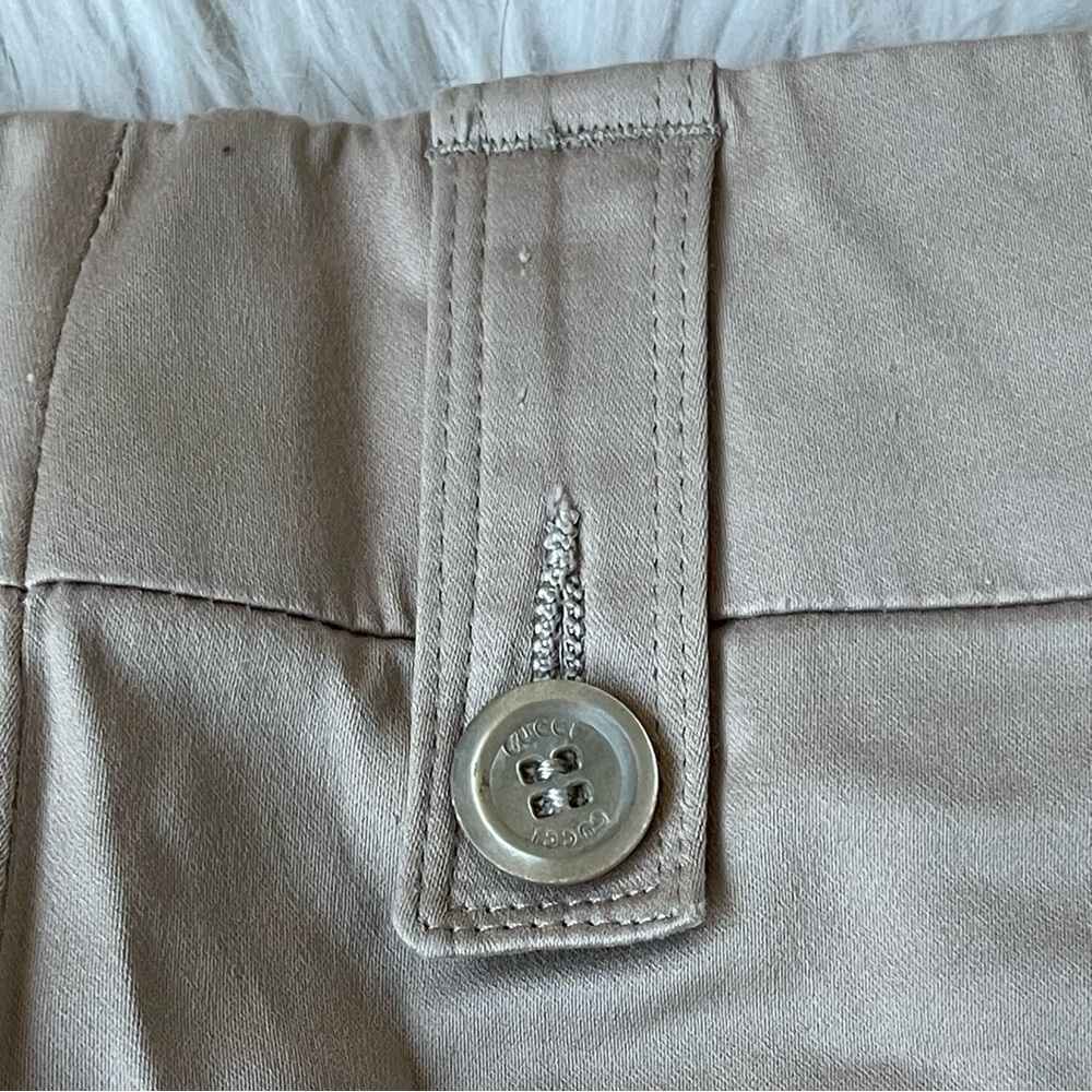 GUCCI Cream Trousers Office Siren Corpcore Y2K Vintage size 42 - Picture 9 of 14